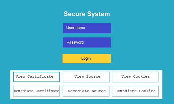 Secure System

User name

Password