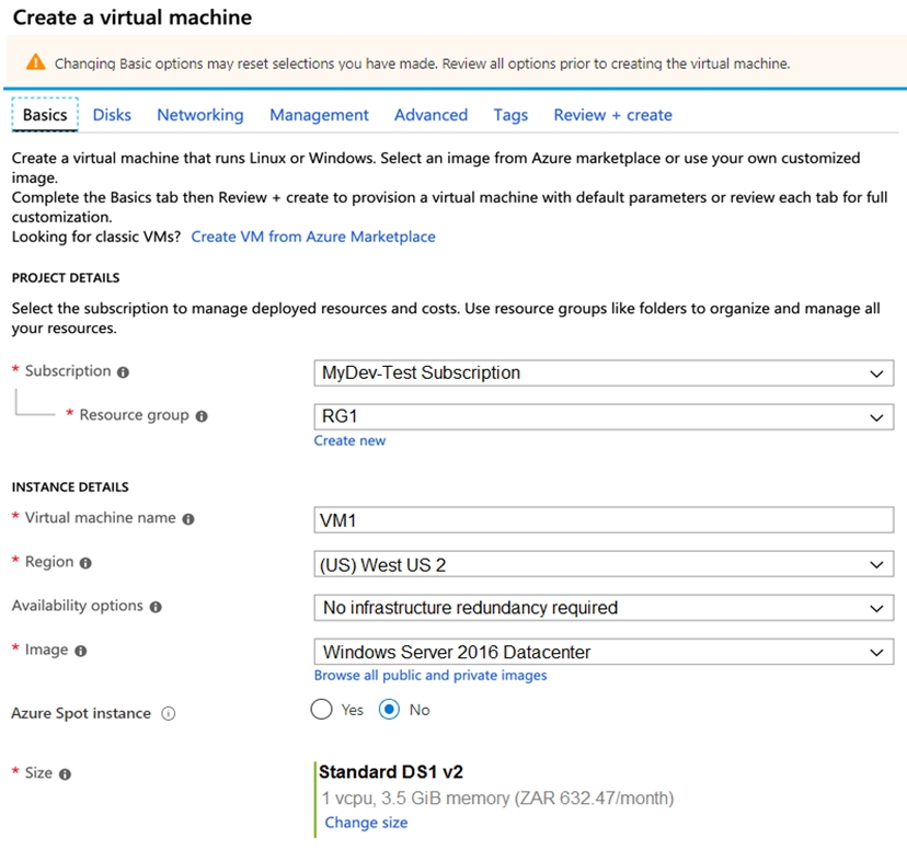 Question 176 of 247 from exam AZ-104: Microsoft Azure Administrator