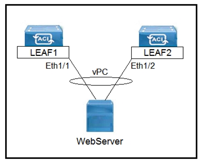 LEAF1 LEAF2
Eth1/1 vec Eth1/2

WebServer