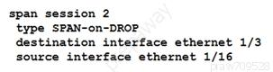 span session 2
type SPAN-on-DROP

destination interface ethernet 1/3
source interface ethernet 1/16