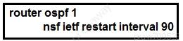 router ospf1
nsf ietf restart interval 90